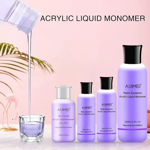 Monómero Líquido Acrílico Aijimei 2x58ml Para Uñas