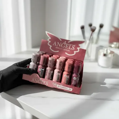 Pack X 24 Brillo Labial Con Color 4 Angeles