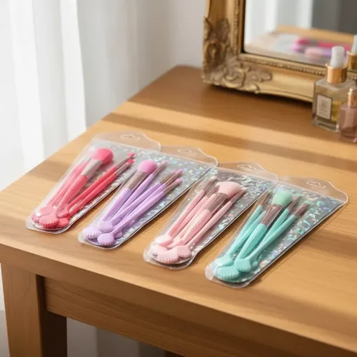 Set De 5 Cepillos Para Maquillaje