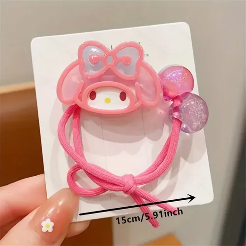 4 Coleteros Sanrio Elásticos Para Cabello