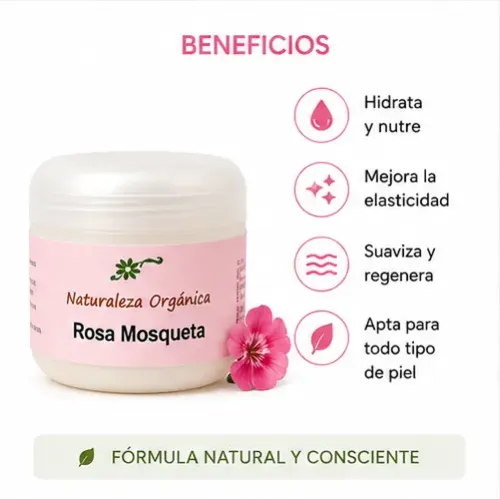 Crema Artesanal De Rosa Mosqueta