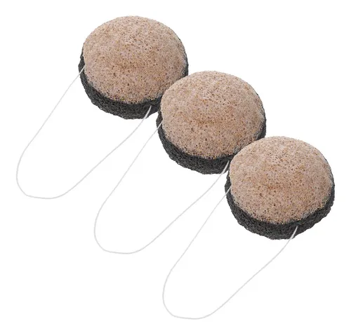 Esponja Exfoliante Facial De 3 Piezas: Almohadilla Exfoliant