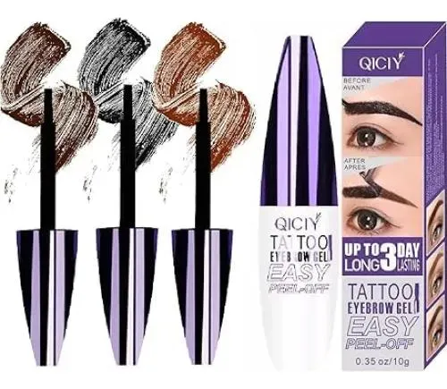 Gel De Tinte Para Cejas Peel Off, Resistente Y Duradero