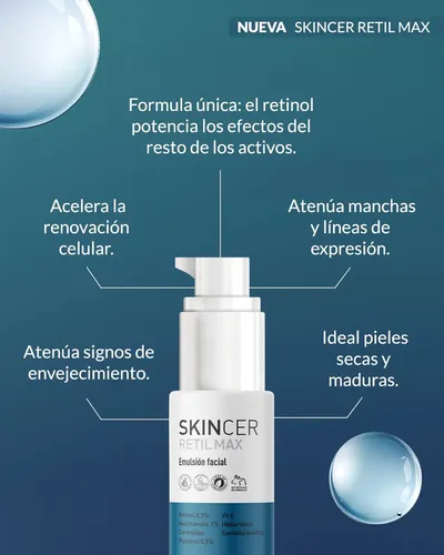 Skincer Retil Max Emulsion Facial Retinol Puro x 50 gr Biobellus