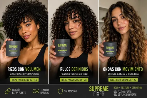 Gel Supreme Fixer Fijacion Fuerte X 250 Gr Bekim Rulos Curly