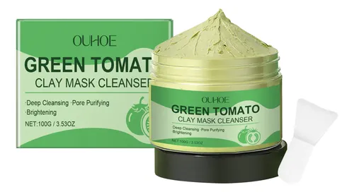 Mascarilla Limpiadora De Arcilla Ouhoe Green Tomato