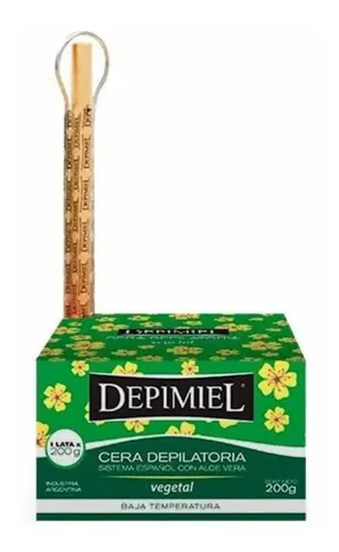 Cera Corporal Depimiel Lata Vegetal Piel Normal Aloe 200gr