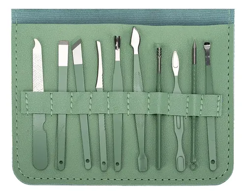 Set 16 Piezas De Manicura Pedicura Gadnic Higiene Personal