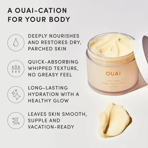 Crema Corporal Ouai Hidratante Textura Batida Para Piel Seca Coco