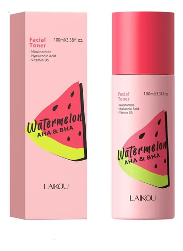 Tónico Facial Laikou Watermelon Aha Bha 100ml Normal Día/noche