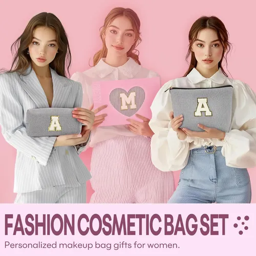 Set De Bolsas De Maquillaje Mibasies Black A Para Mujer Y Ni