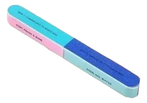 Lima de Brillo para Uñas Recta Beautifull Vidrio 6 Unidades