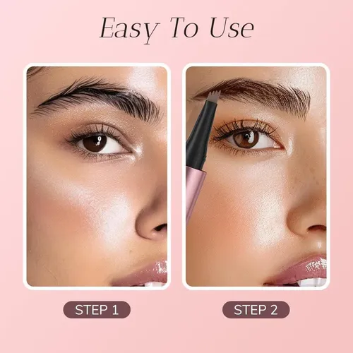Lápiz De Cejas Impermeable Microblading 3d Fiopet Negro