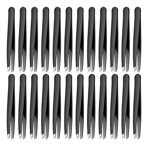 Pinzas De Cejas Mudder Acero Inoxidable 24 Unidades Precisió
