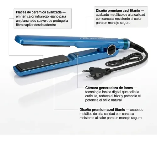 Planchita De Pelo Pro Nano Titanium Nano Titanium