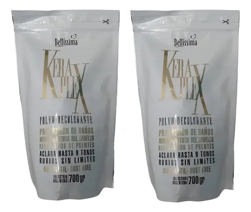 Polvo Decolorante Keraplex Bellisima X2aclara 9 Tonos