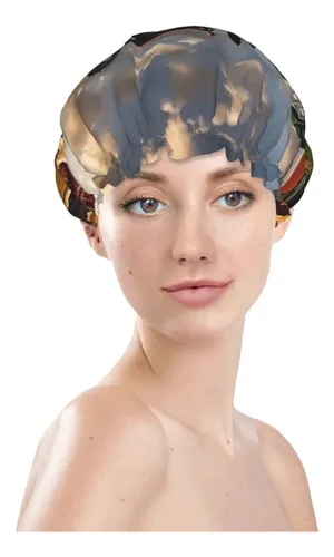 Gorro De Baño Impermeable Doble Capa Eva Cómodo