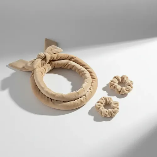 Diadema Vincha Rizadora Pelo Sin Calor 2 Scrunchies