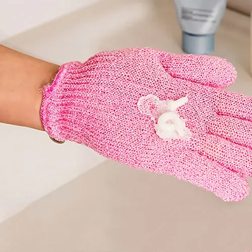 Guantes De Ducha Exfoliantes Para Baño, Spa, Baño, Espuma, 4