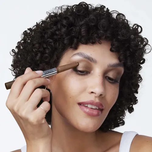 Sombra de ojos Clinique High Impact Shadow Play Stick, color marrón claro, pegamento