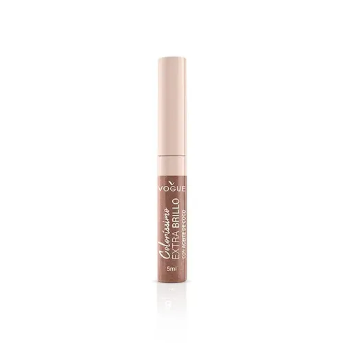 Labial Vogue Colorissimo Extra Brillo 5ml Acabado Brillante Color Playa