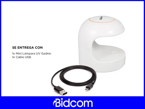 Mini Lámpara Led Uv Gadnic Cabina Para Uña Individual Sensor