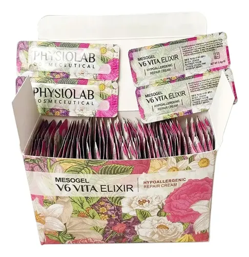 Caja) 100 Piezas Coreanas (1 Flor De Vitaminas Reparadoras M