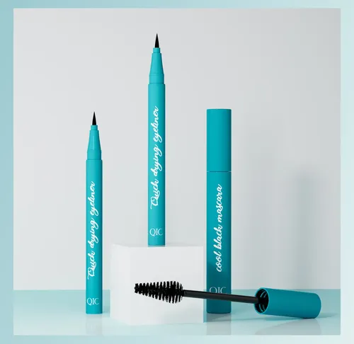 Kit De Rímel E Delineador De Olhos Border Beauty Qic Green