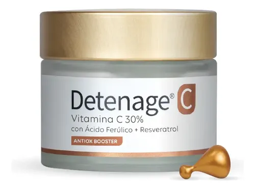 Detenage C Crema En Cápsulas Vitamina C 30% X30u. Todo Tipo De Piel Día/noche