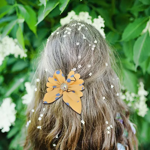 Cintas Elásticas Para El Pelo Con Forma De Flor, 10 Unidades