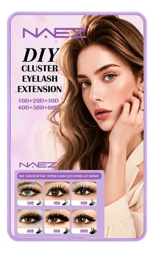 Pestañas Postizas Tipo Extensión Naez Volumen Graduable Diy