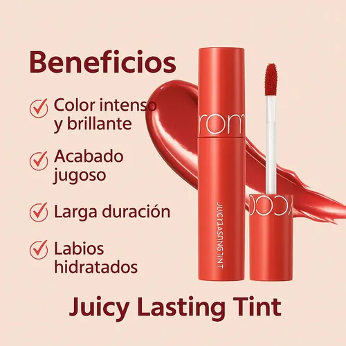 Rom&nd K-beauty Juicy Lasting Tinta Labial Color Jujube 07