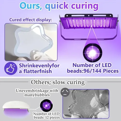 Lámpara Uv 50 Leds Para Uñas Y Manualidades Usb 5v