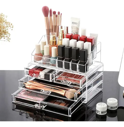 Organizador Maquillaje Acrilico Cajones Porta Cosméticos