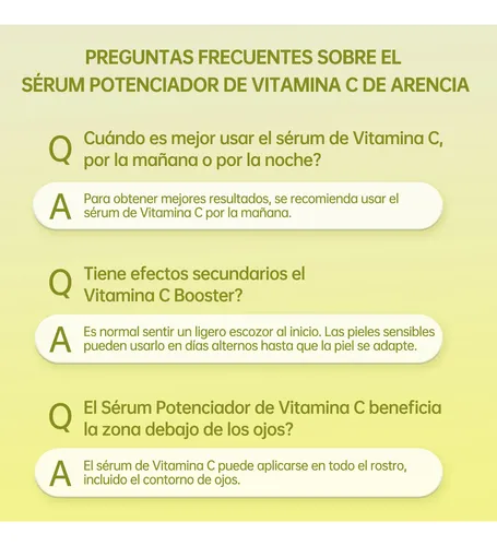Sérum Potenciador De Brillo Antienvejecimiento Con Vitamina