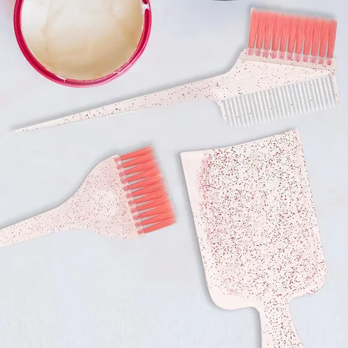 Set De Paletas Para Teñir Cabello Kit De Resaltado Cepillo P