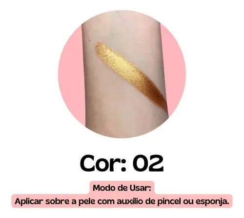 Iluminador Compacto Cor 02 Melu de Ruby Rose 12,2 g
