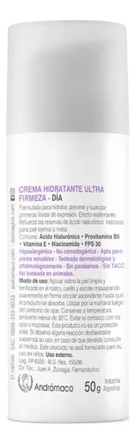 Crema Dermaglós Hidratante De Día Fps30 Ultra Firmeza X 50 G