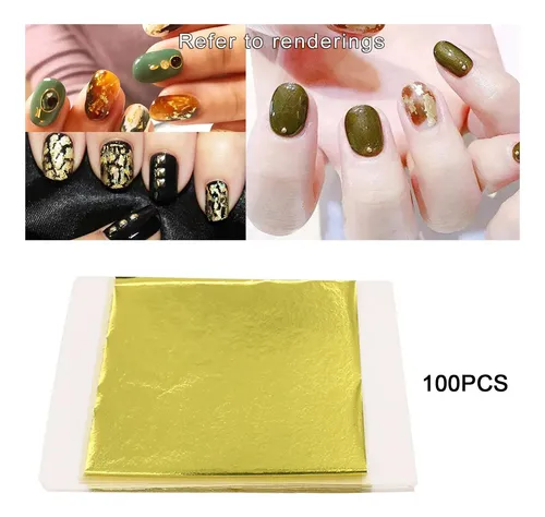 Imitación De Hoja De Hoja De Oro 100x Para Limon Amarillo