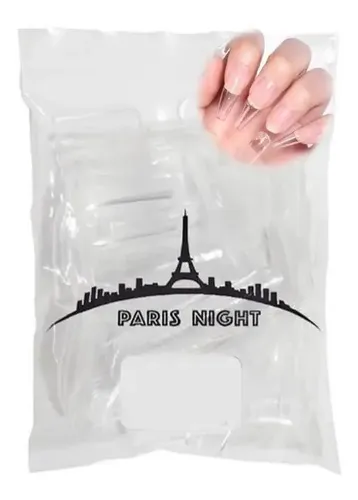Tips Para Soft Gel Y Press On Nails Paris Night X200 Premium