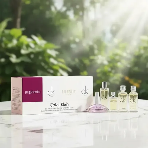 Set 4 Piezas Calvin Klein Ck Edp 5 Ml X 4 Mini Perfume Mujer