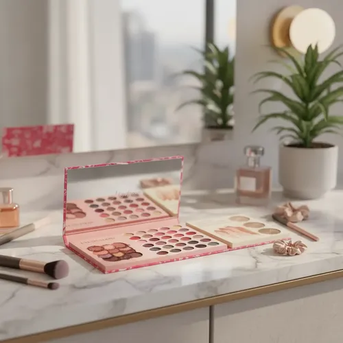 Paleta Libro Medecoo Yara Sombras Rubor Iluminador Corrector