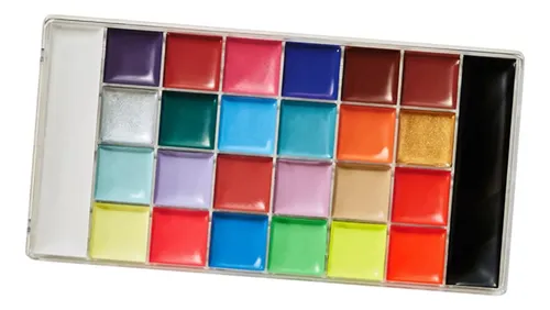 1 Suministros Para Pintar Cara Con Acuarela Resistente Al
