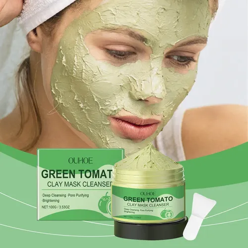 Mascarilla Limpiadora De Arcilla Ouhoe Green Tomato