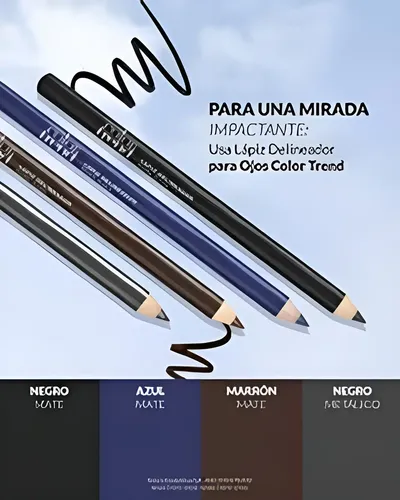 Lápiz Delineador Para Ojos Avon Color Trend Tono A Elección