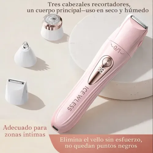 W Depiladora Eléctrica Recargable Para Mujer, Rasuradora M