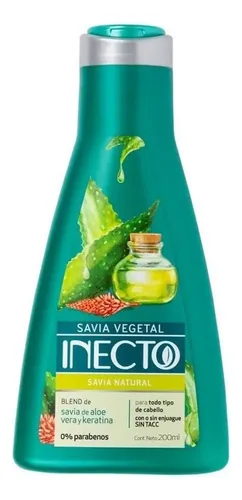 Pack Savia Vegetal Inecto Aloe Vera Y Keratina 200 Ml
