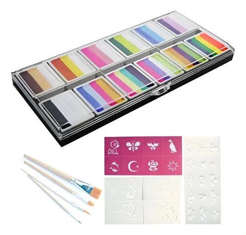 Kit De Pintura Para Niños, Paleta De Pintura Soluble