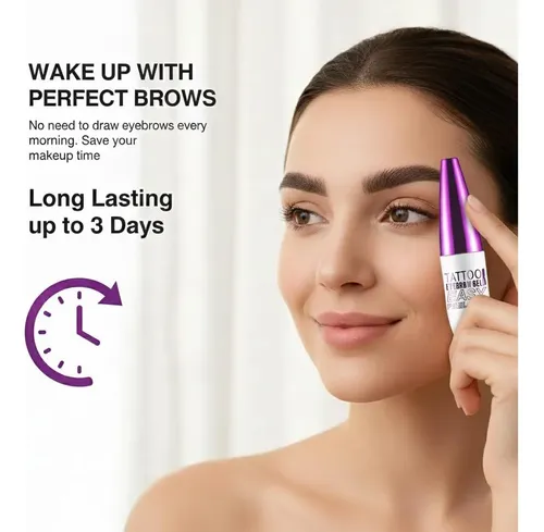 Gel Tinte Cejas Peel Off 2 Piezas, Impermeable, Tono