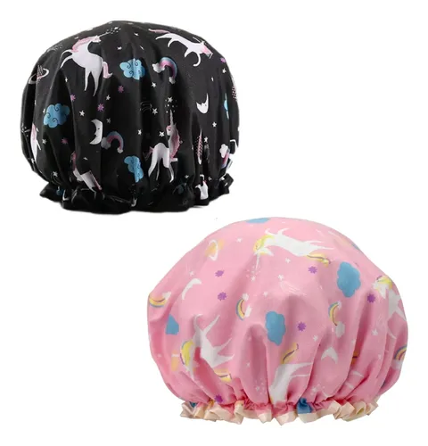 2 Gorras De Ducha De Unicornio Para Mujeres, Gorro De Baño